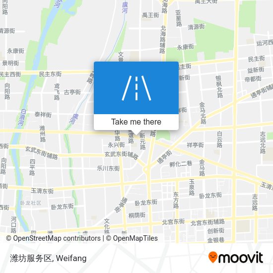 潍坊服务区 map