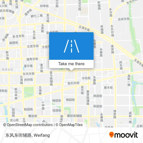 东风东街辅路 map