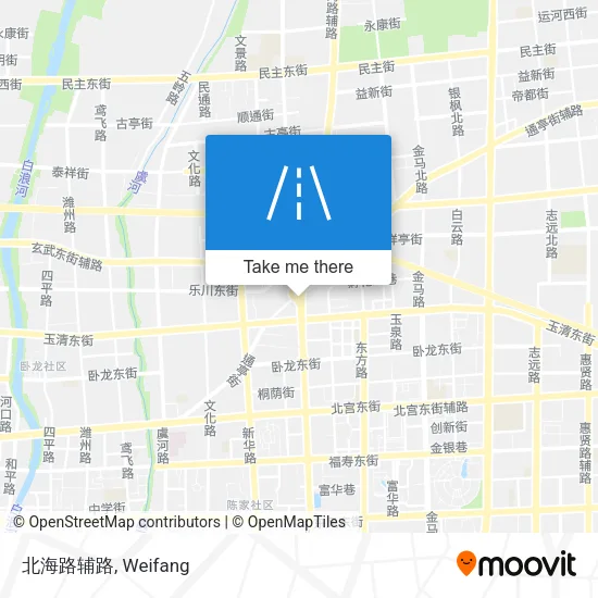 北海路辅路 map
