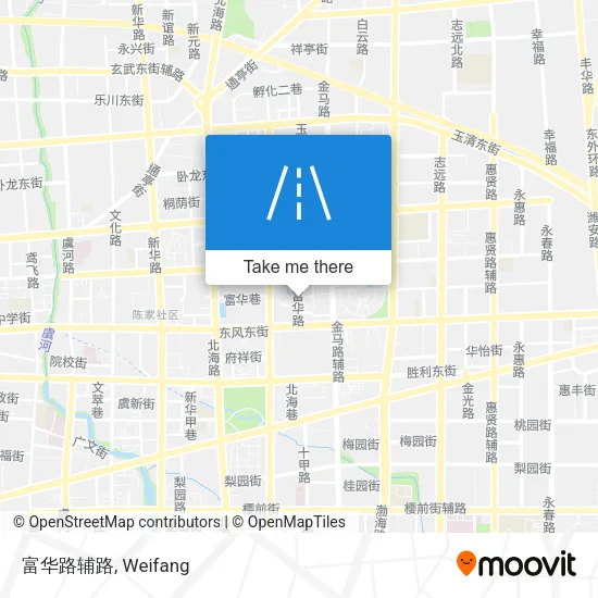 富华路辅路 map