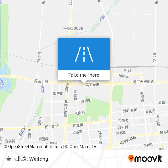 金马北路 map