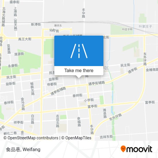 食品巷 map