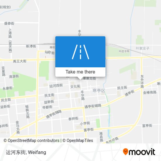 运河东街 map