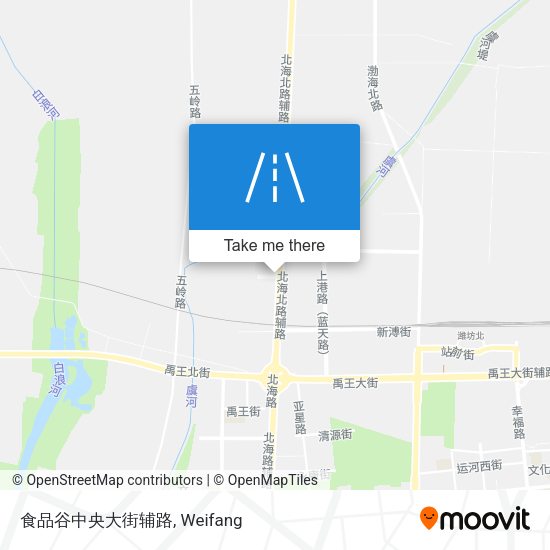 食品谷中央大街辅路 map