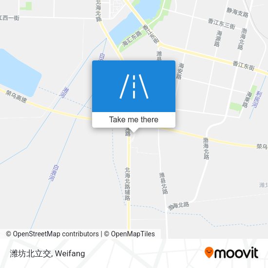 潍坊北立交 map