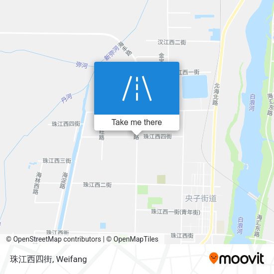 珠江西四街 map