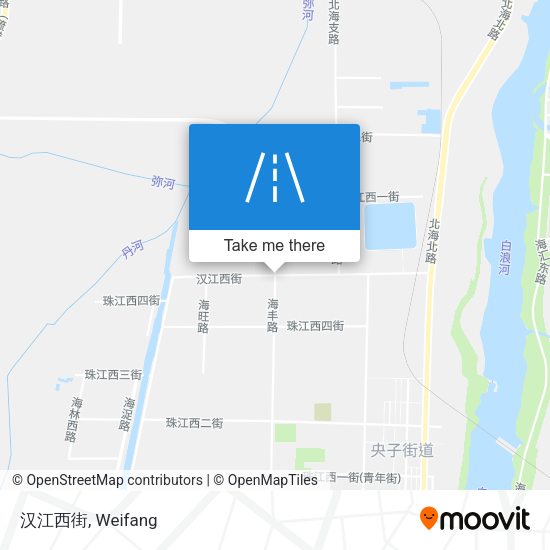 汉江西街 map