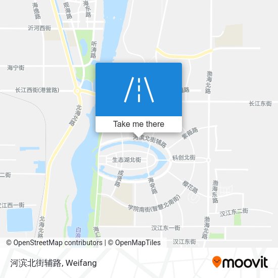 河滨北街辅路 map