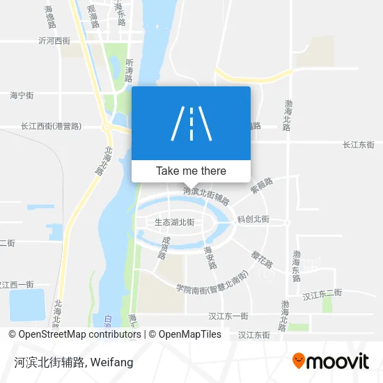 河滨北街辅路 map
