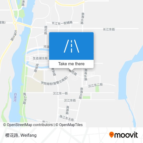 樱花路 map