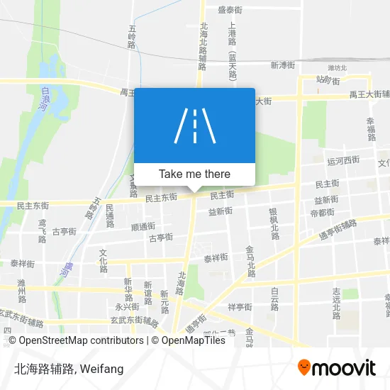 北海路辅路 map