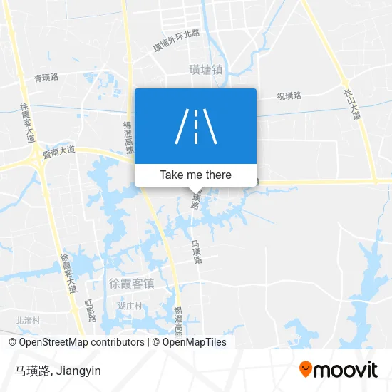 马璜路 map