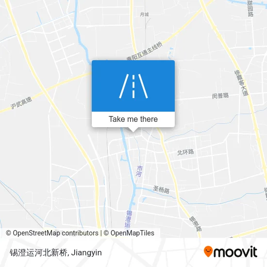 锡澄运河北新桥 map