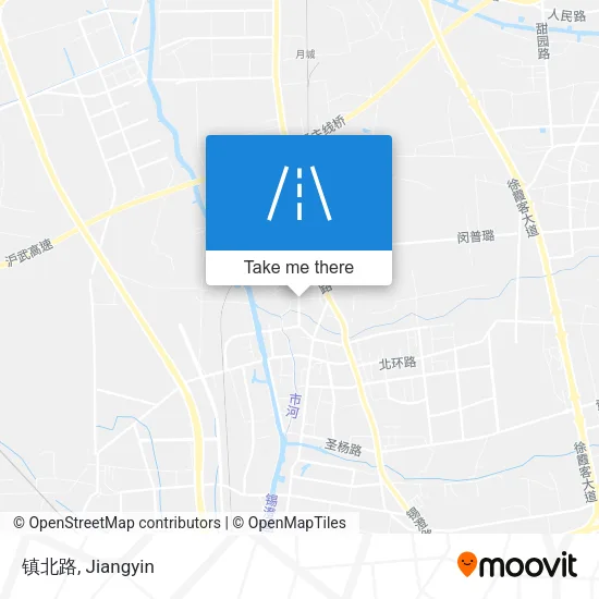 镇北路 map