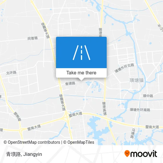 青璜路 map