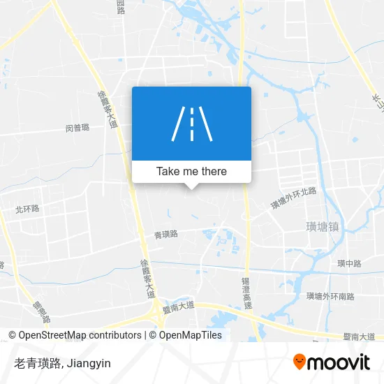 老青璜路 map