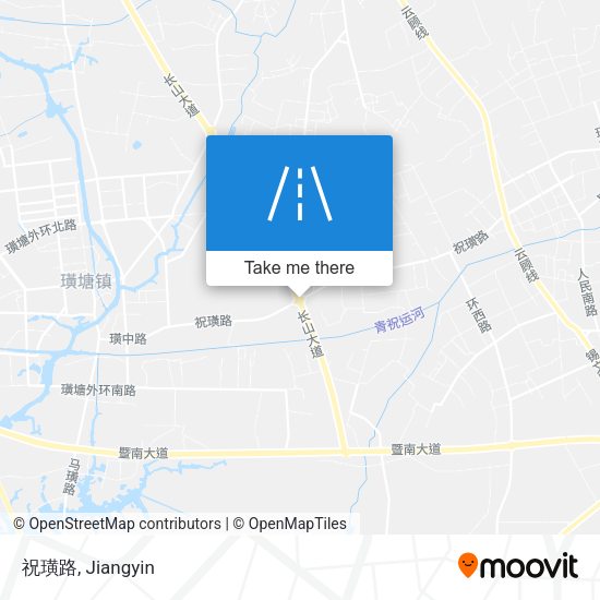 祝璜路 map