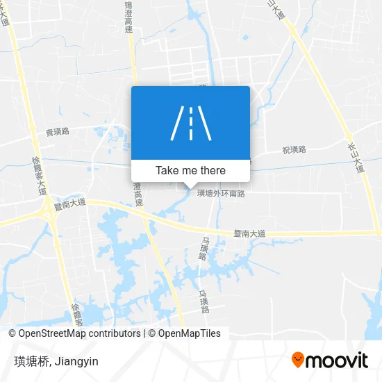 璜塘桥 map