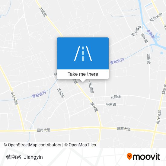 镇南路 map