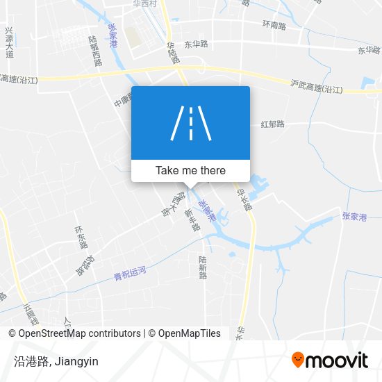 沿港路 map