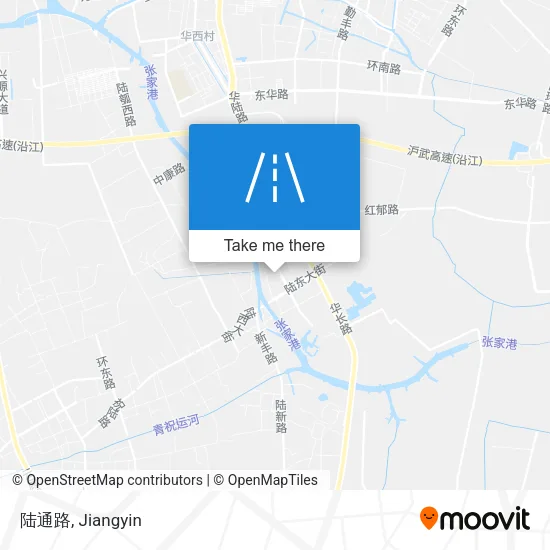 陆通路 map