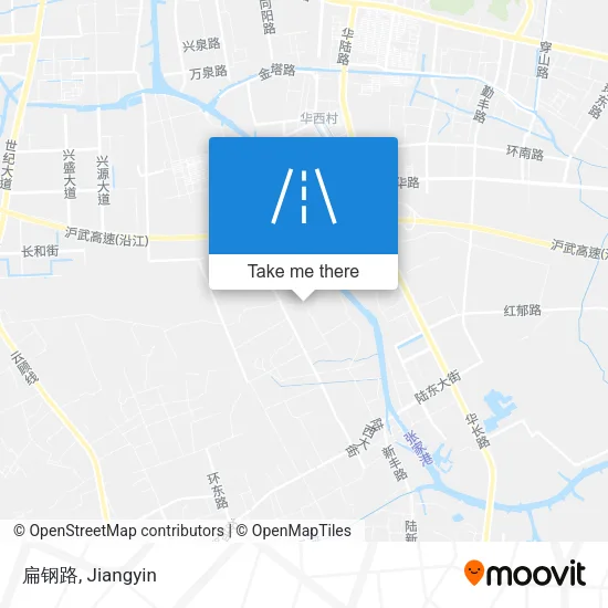 扁钢路 map