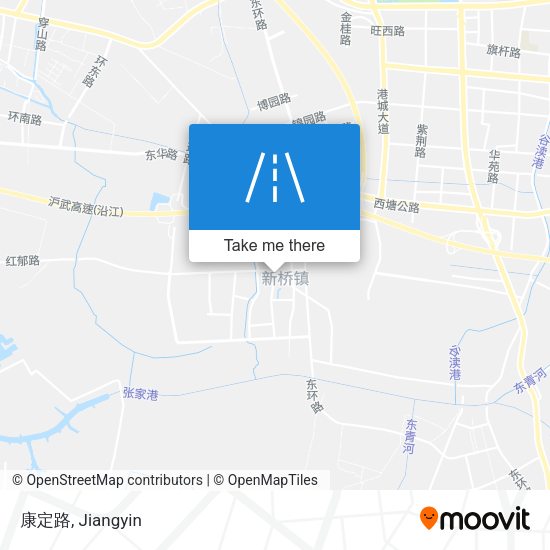 康定路 map