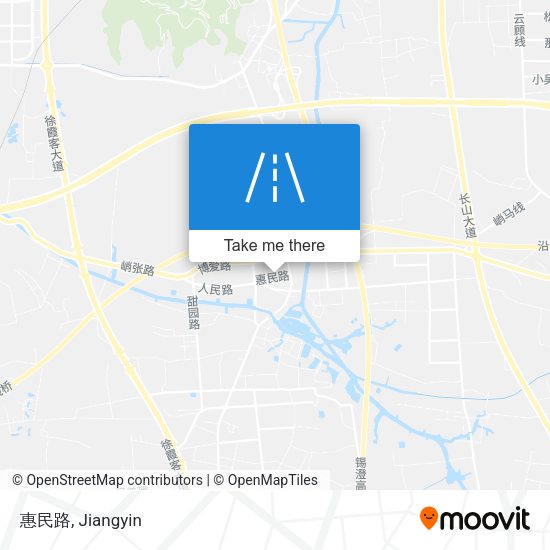 惠民路 map