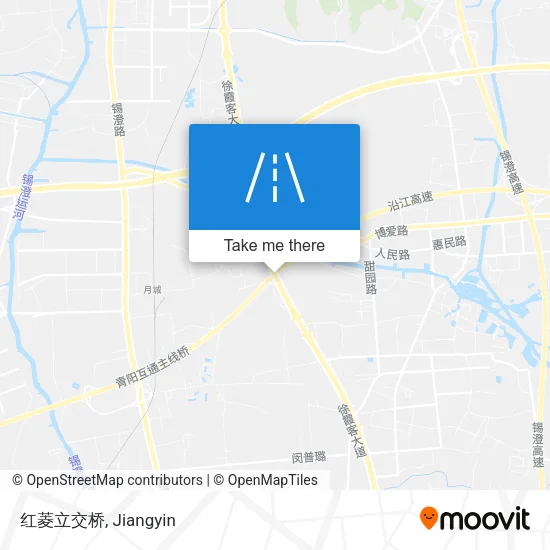 红菱立交桥 map