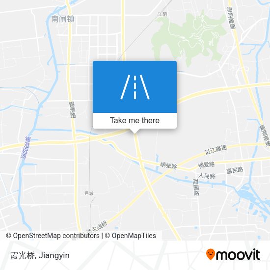 霞光桥 map