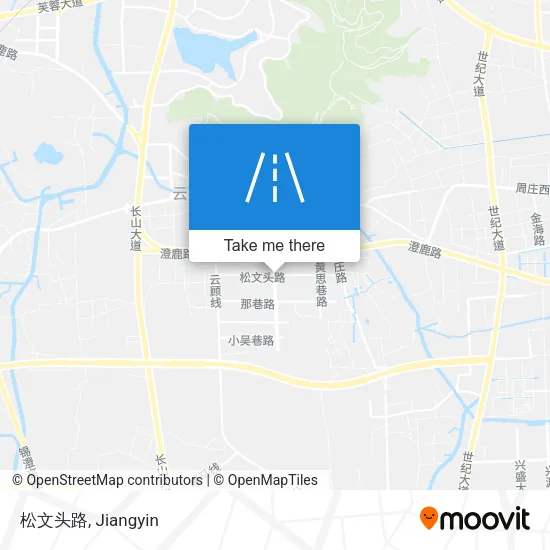 松文头路 map