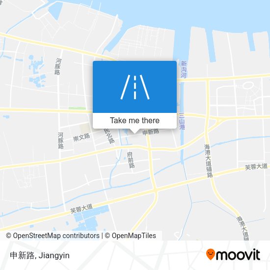 申新路 map