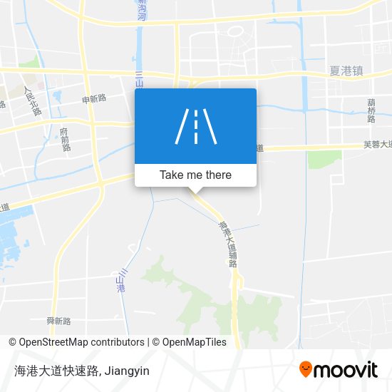 海港大道快速路 map