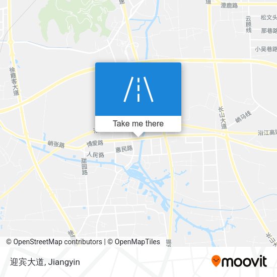 迎宾大道 map