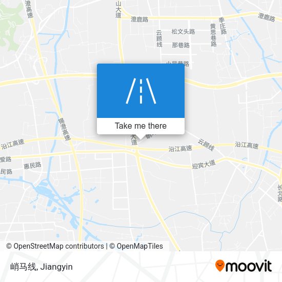 峭马线 map