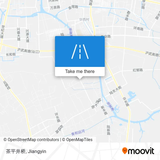 茶平井桥 map