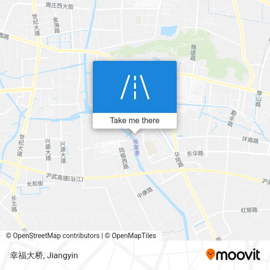 幸福大桥 map