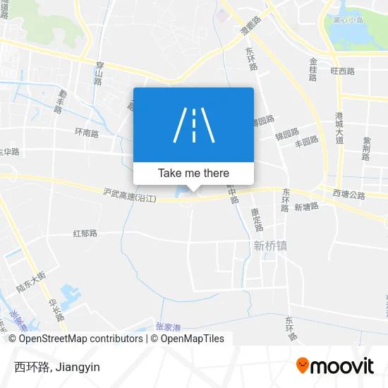 西环路 map