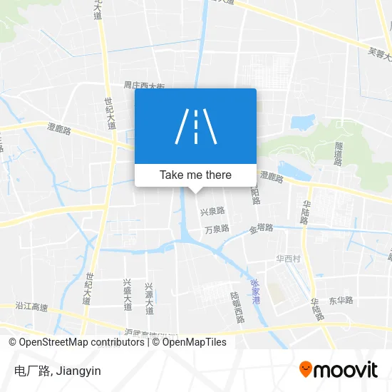 电厂路 map