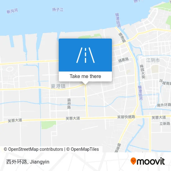 西外环路 map
