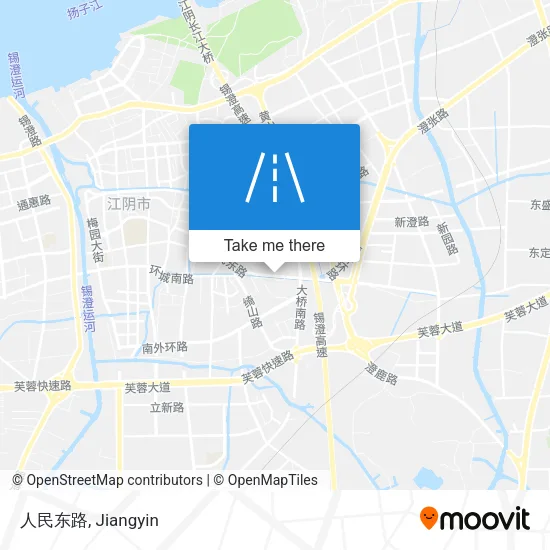 人民东路 map