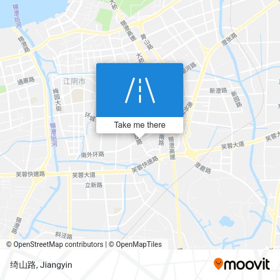绮山路 map