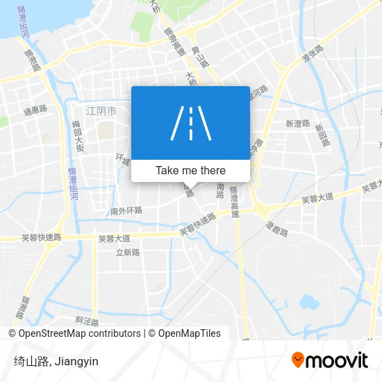 绮山路 map