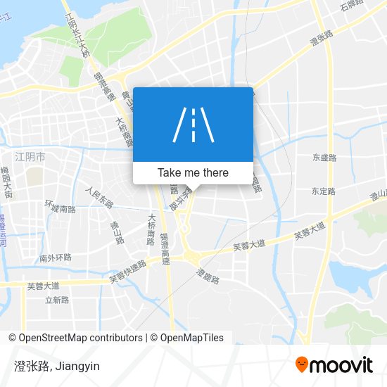 澄张路 map