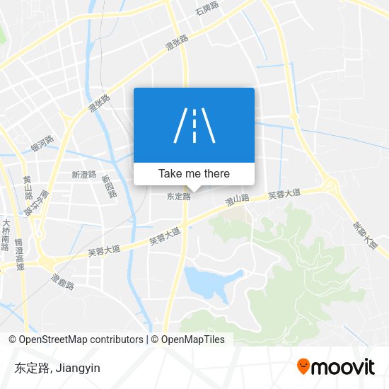 东定路 map