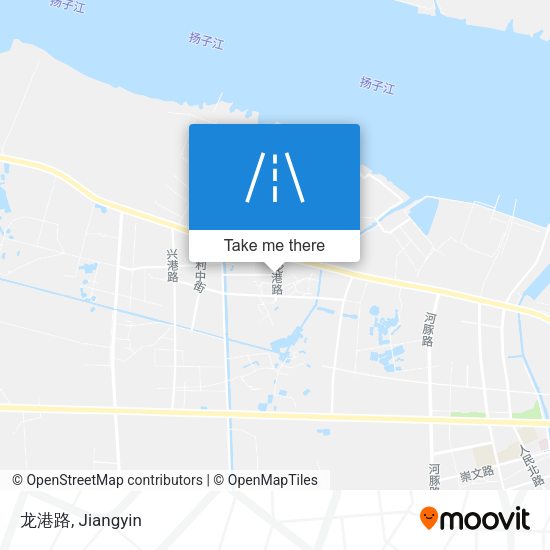 龙港路 map