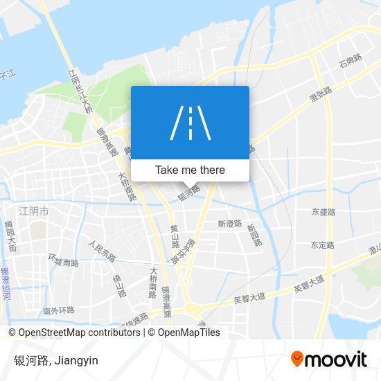 银河路 map