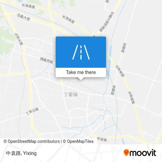中袁路 map