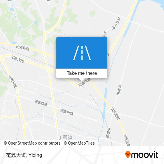 范蠡大道 map