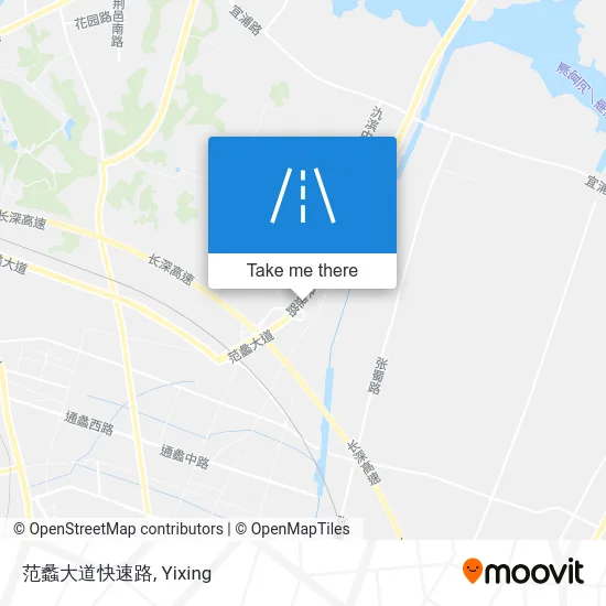 范蠡大道快速路 map